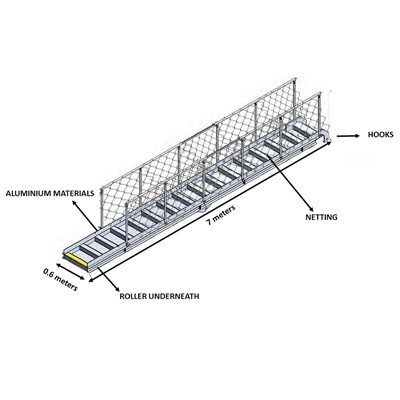 Jeklena Bulwark lestev